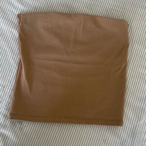 Forever 21 Brown Tube Mini Skirt